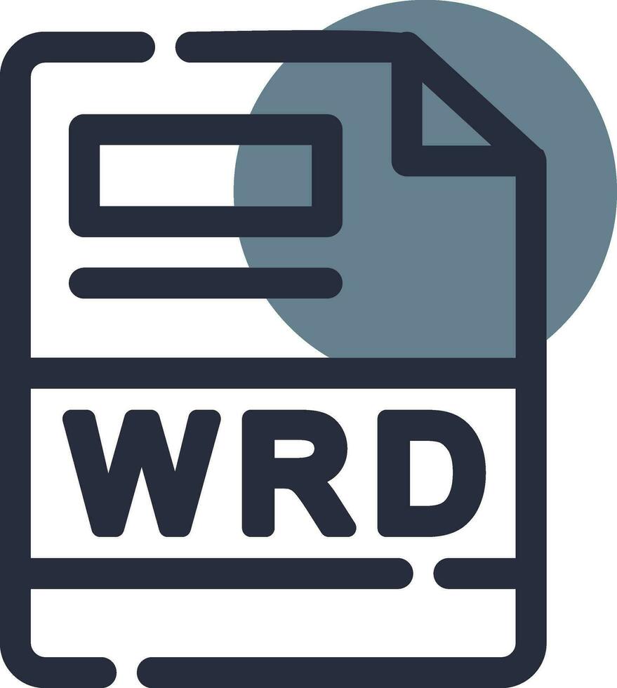 WRD Creative Icon Design vector