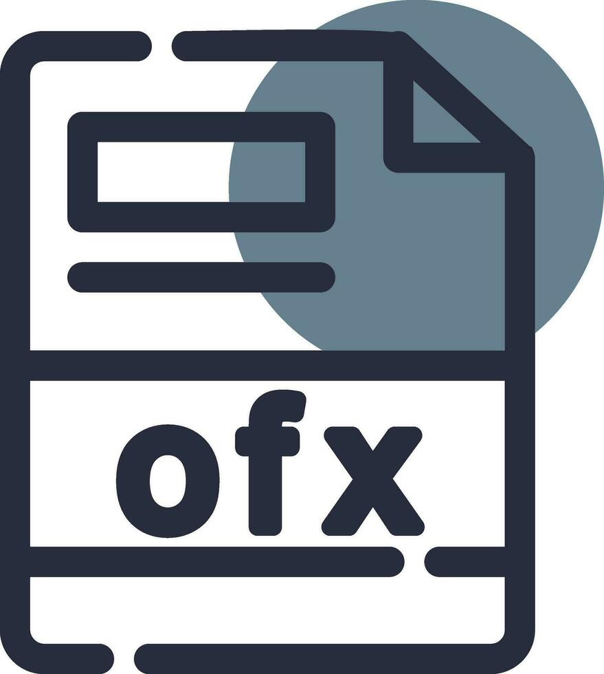 ofx creativo icono diseño vector