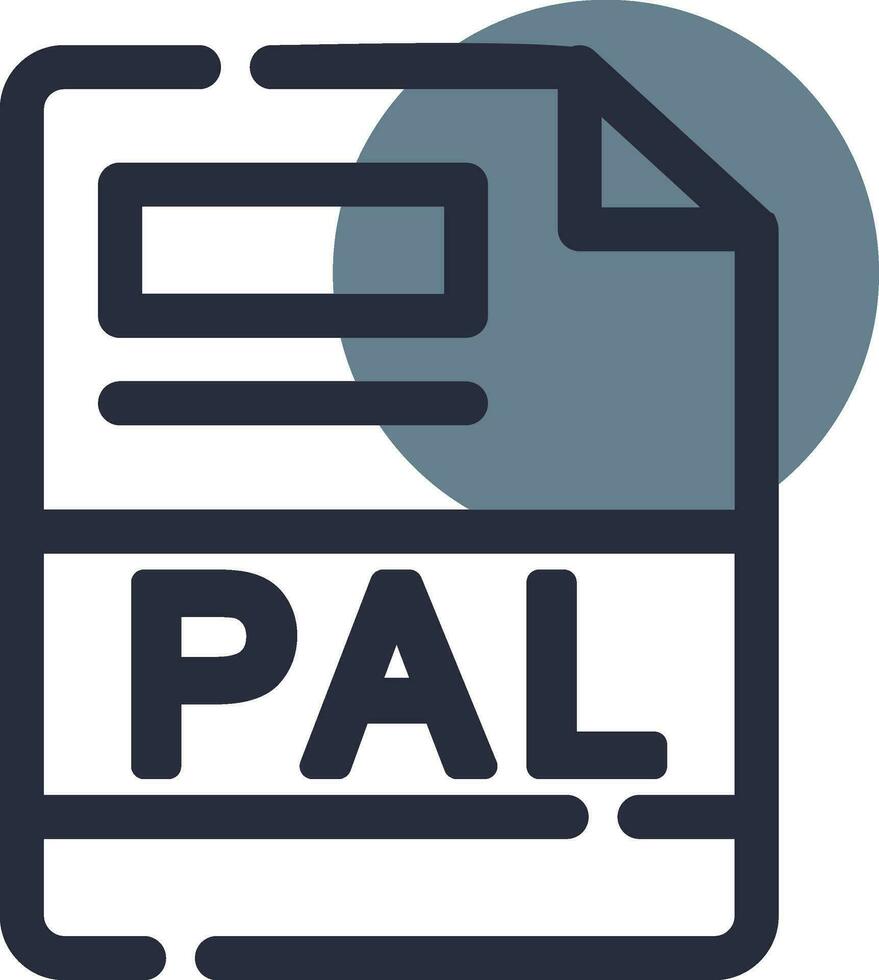 PAL Creative Icon Design vector