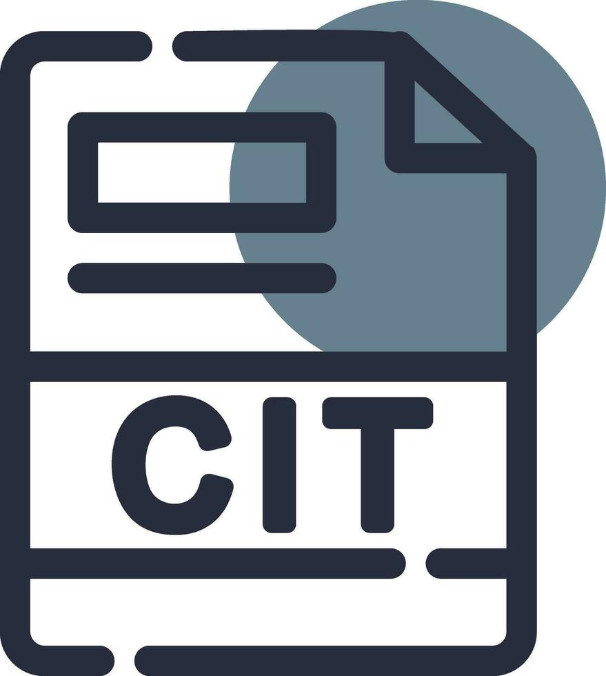 cit creativo icono diseño vector