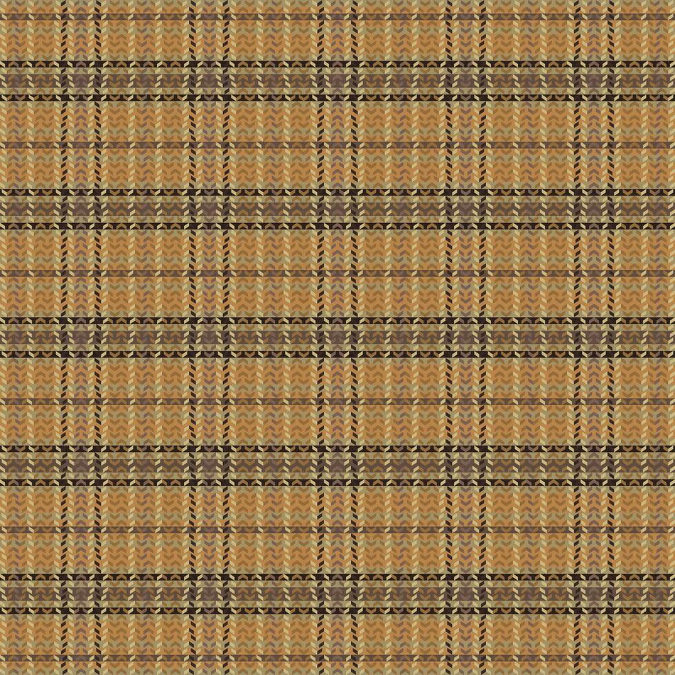 Tartan plaid pattern with texture and coffee color. vector