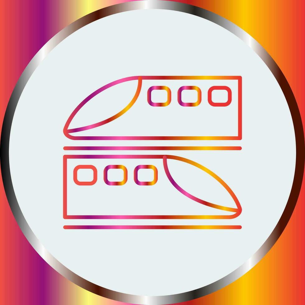 icono de vector de trenes