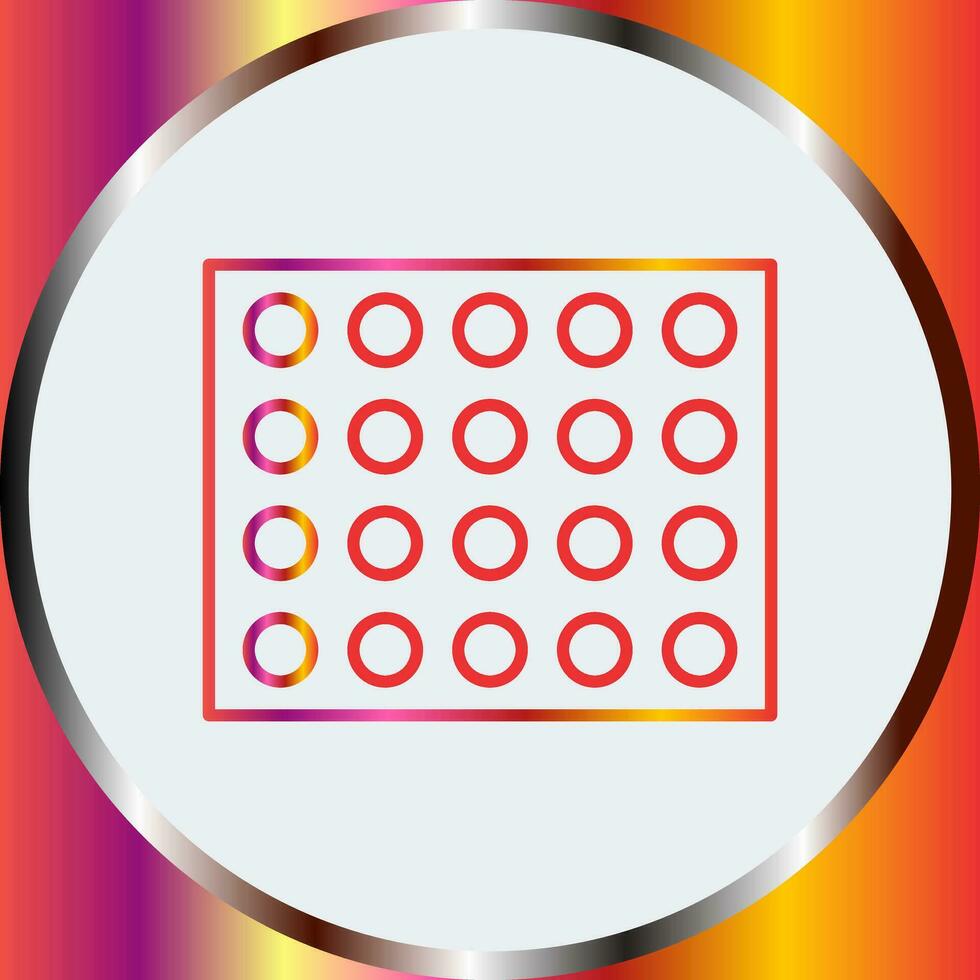 Colored Palette Vector Icon