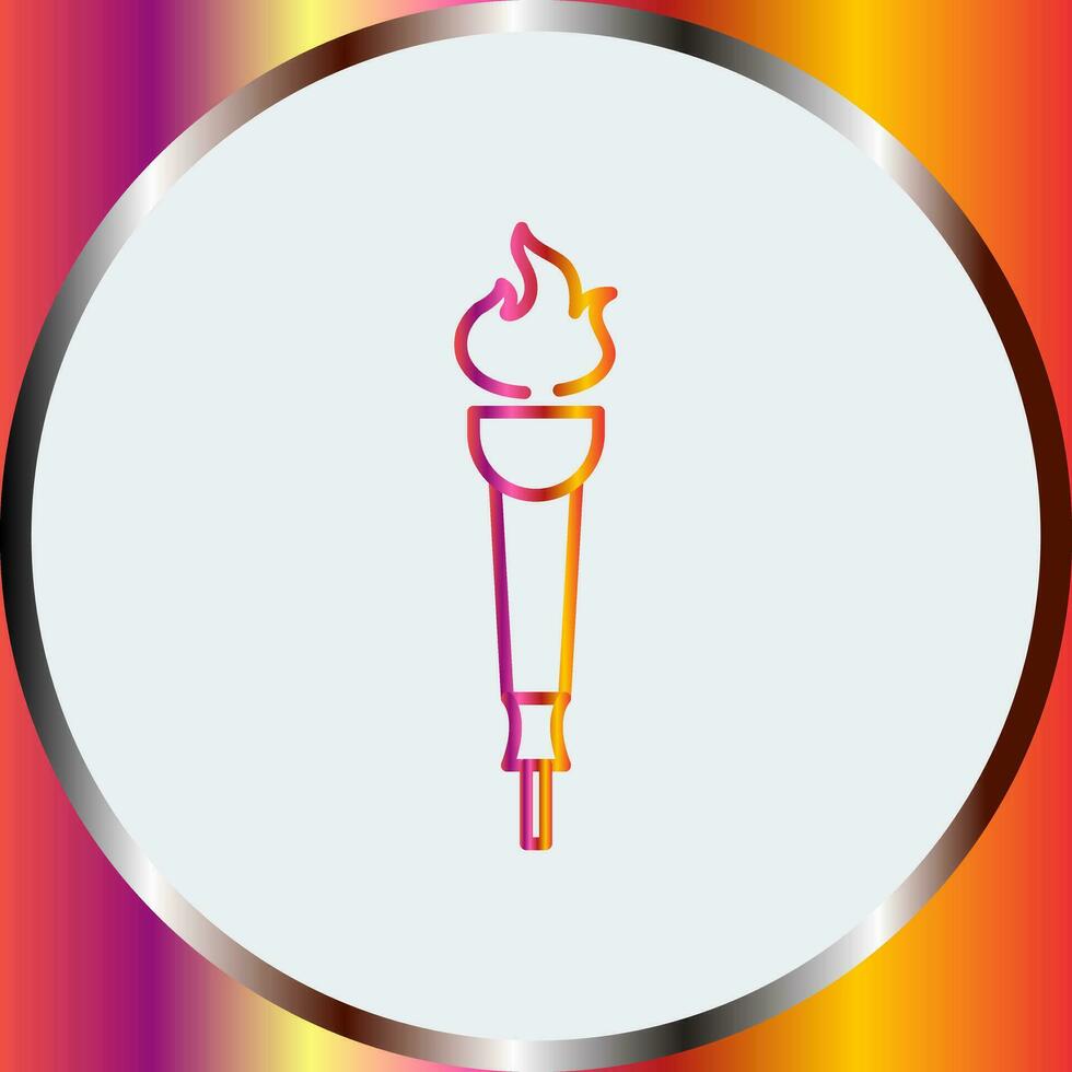 Museum Torch Vector Icon