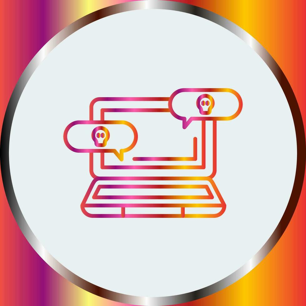 Infected Message Vector Icon