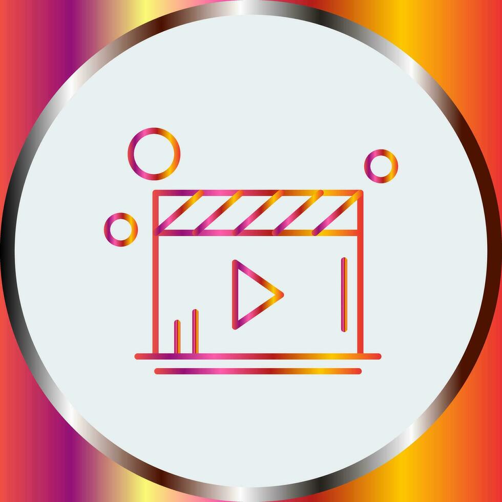 Video Player Vector Icon