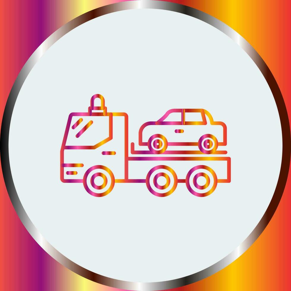 Tow Truck Vector Icon