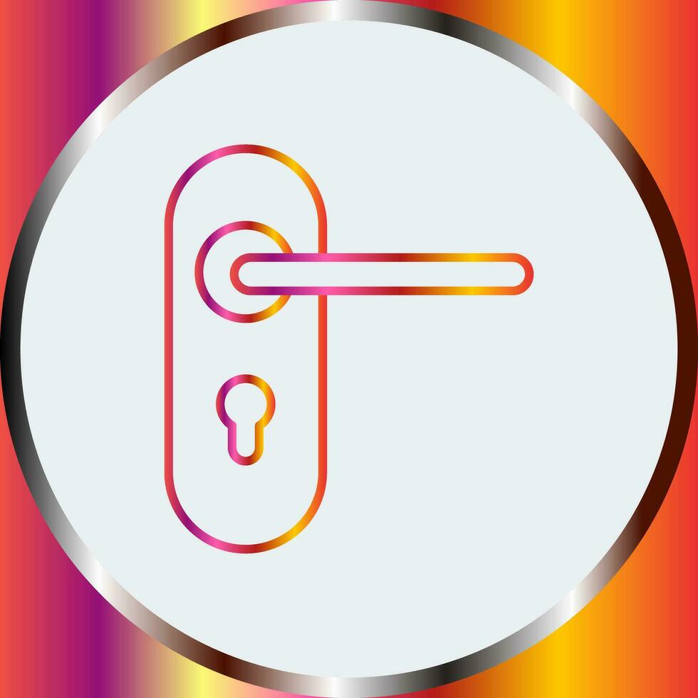 Door Lock Vector Icon