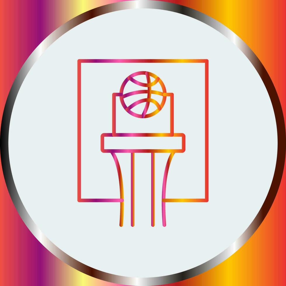 icono de vector de baloncesto