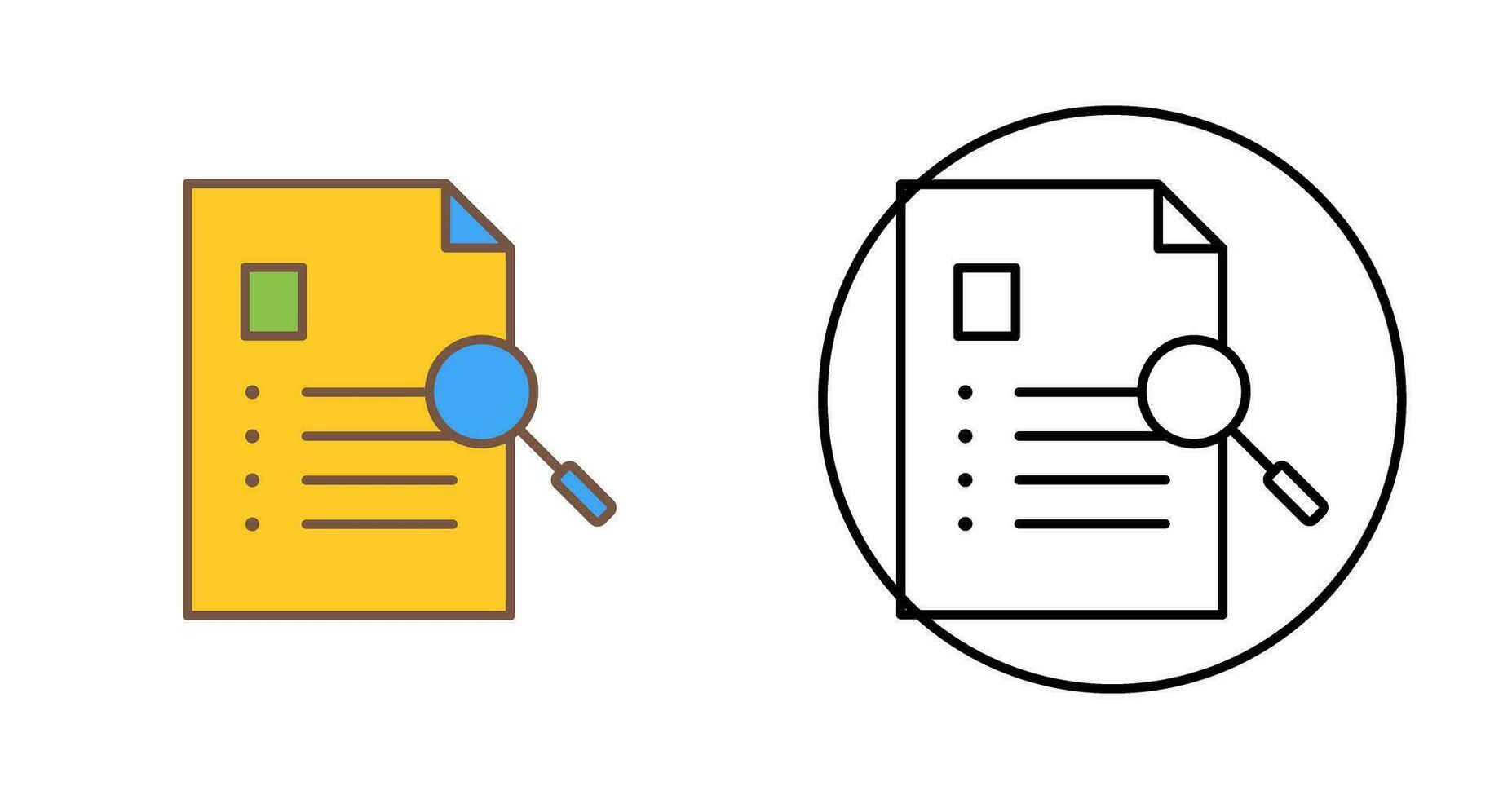 Unique Case Study Vector Icon