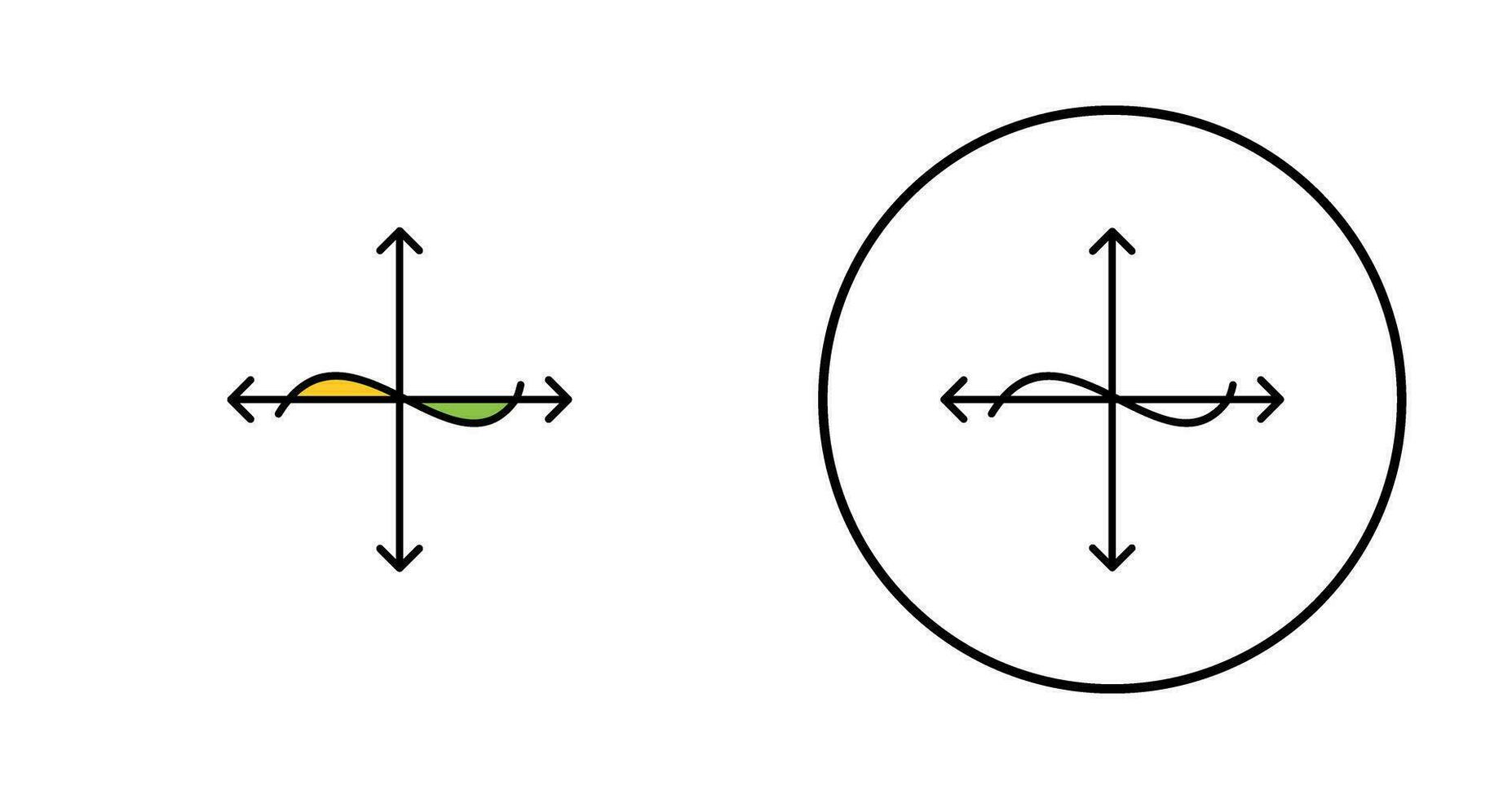Unique Graph Vector Icon