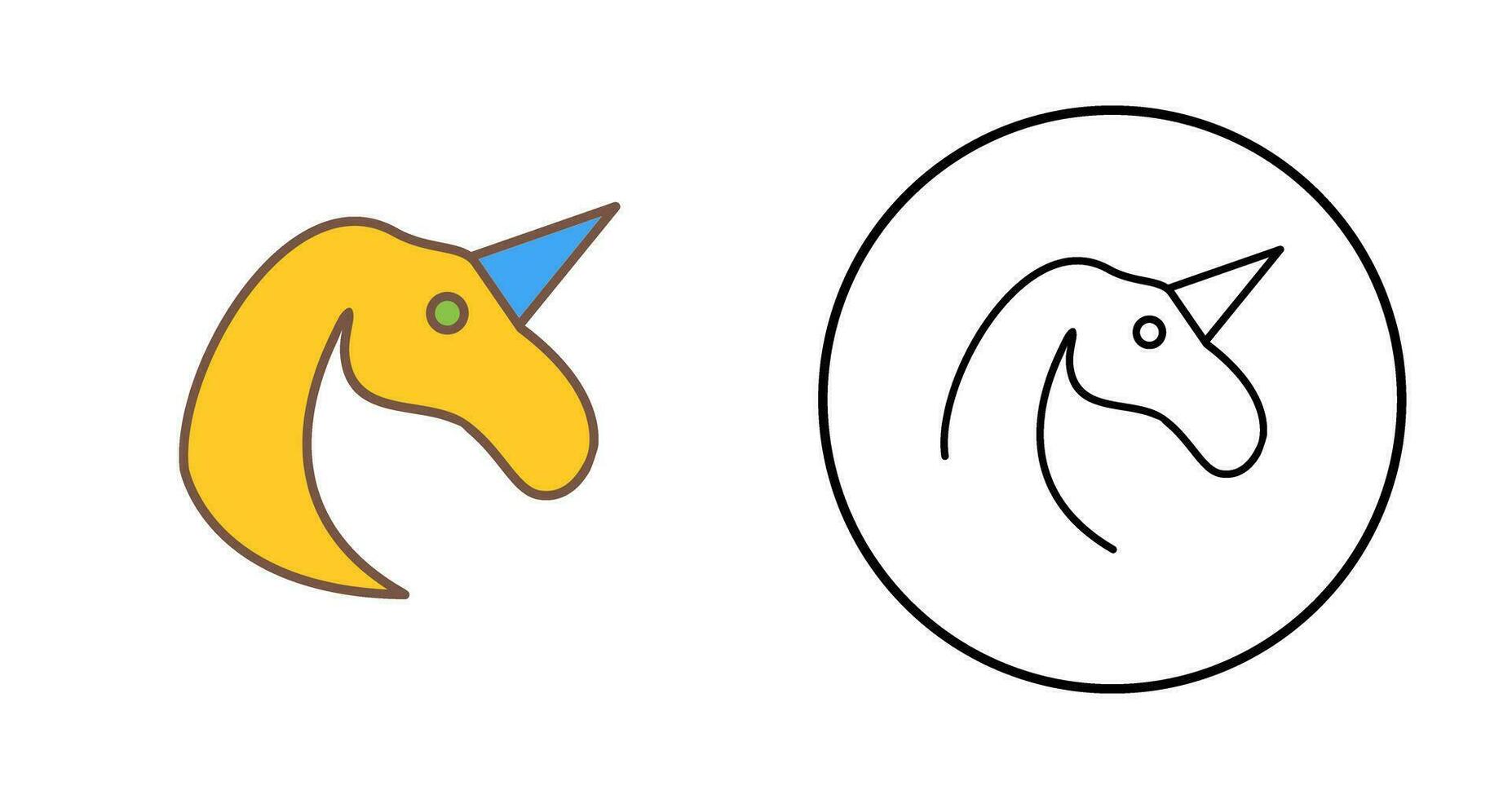 Unicorn Vector Icon