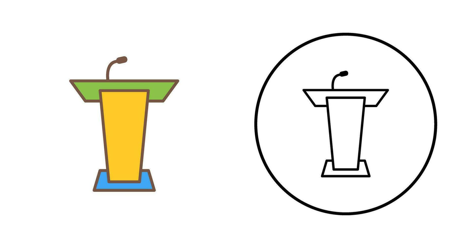 Podium Vector Icon