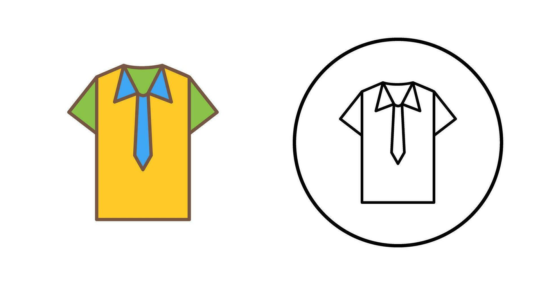 Shirt and Tie Vector Icon