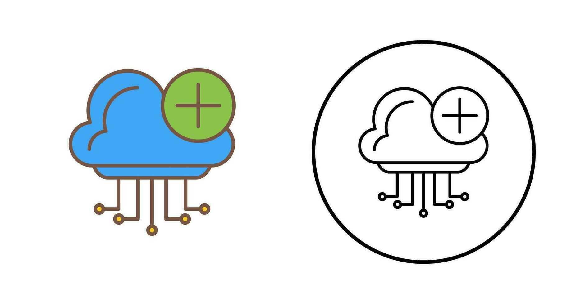 Cloud Computing Vector Icon