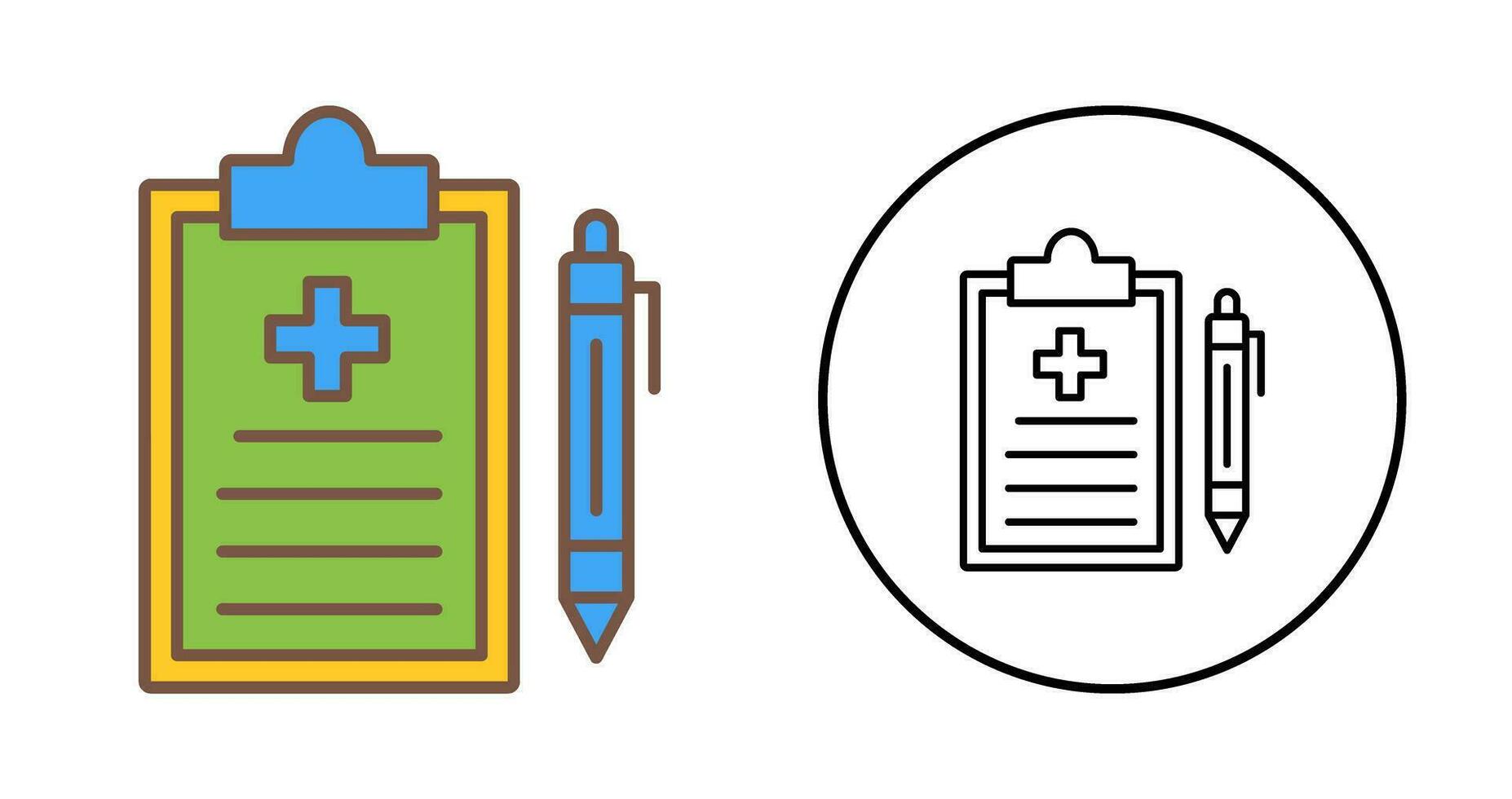 Medical Record Vector Icon