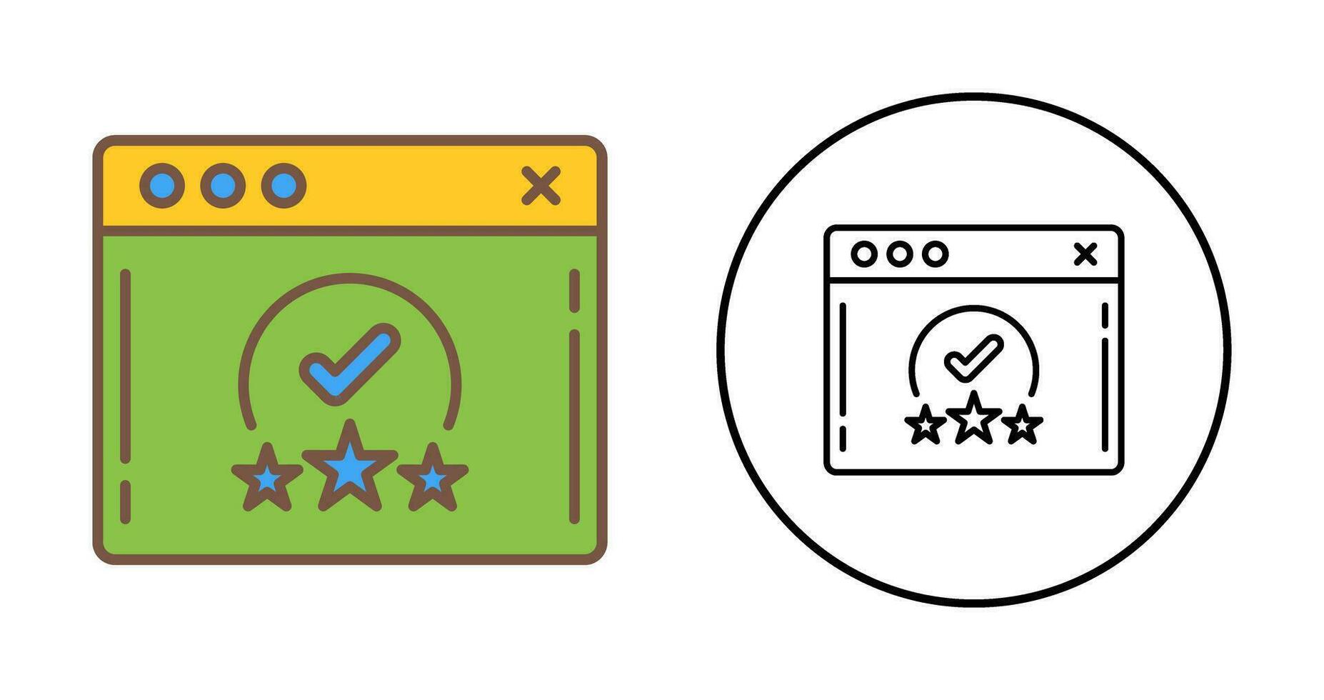 Rating Vector Icon