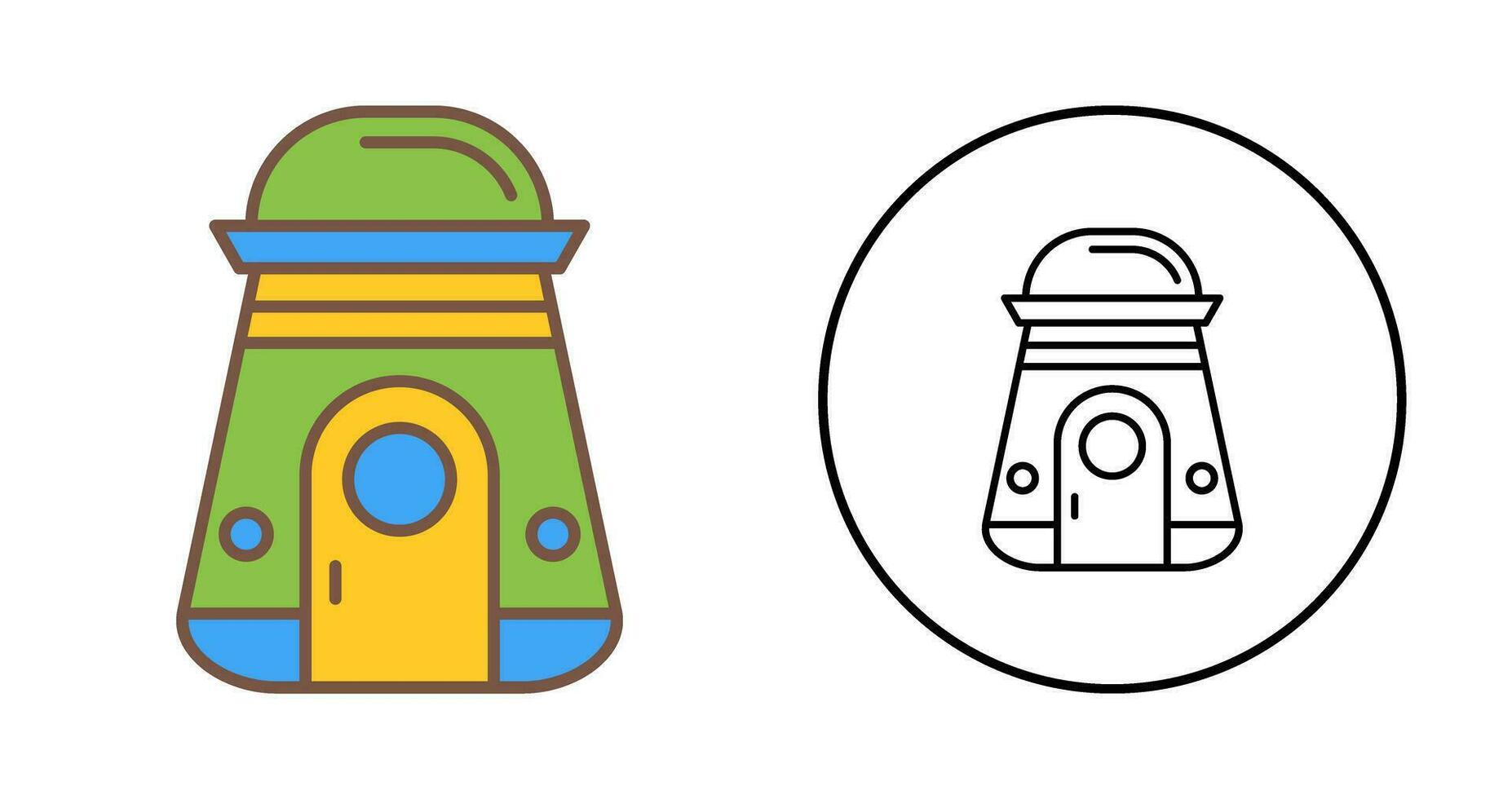 Space Capsule Vector Icon