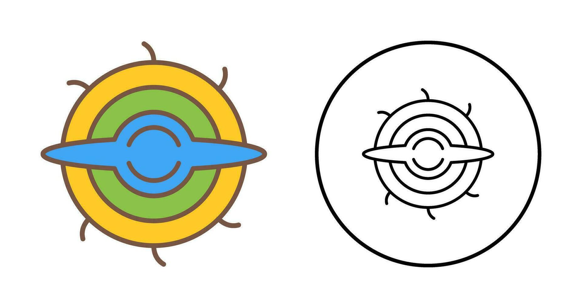 Black Hole Vector Icon