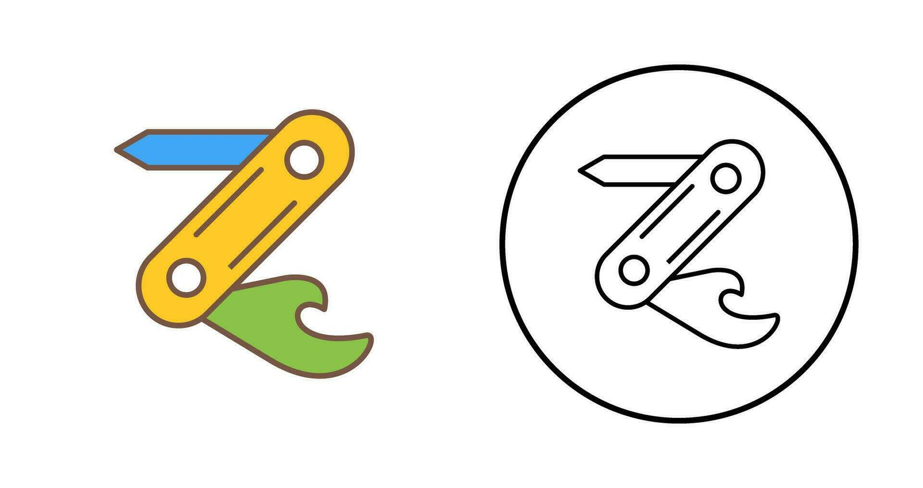Swiss Army Knife Vector Icon