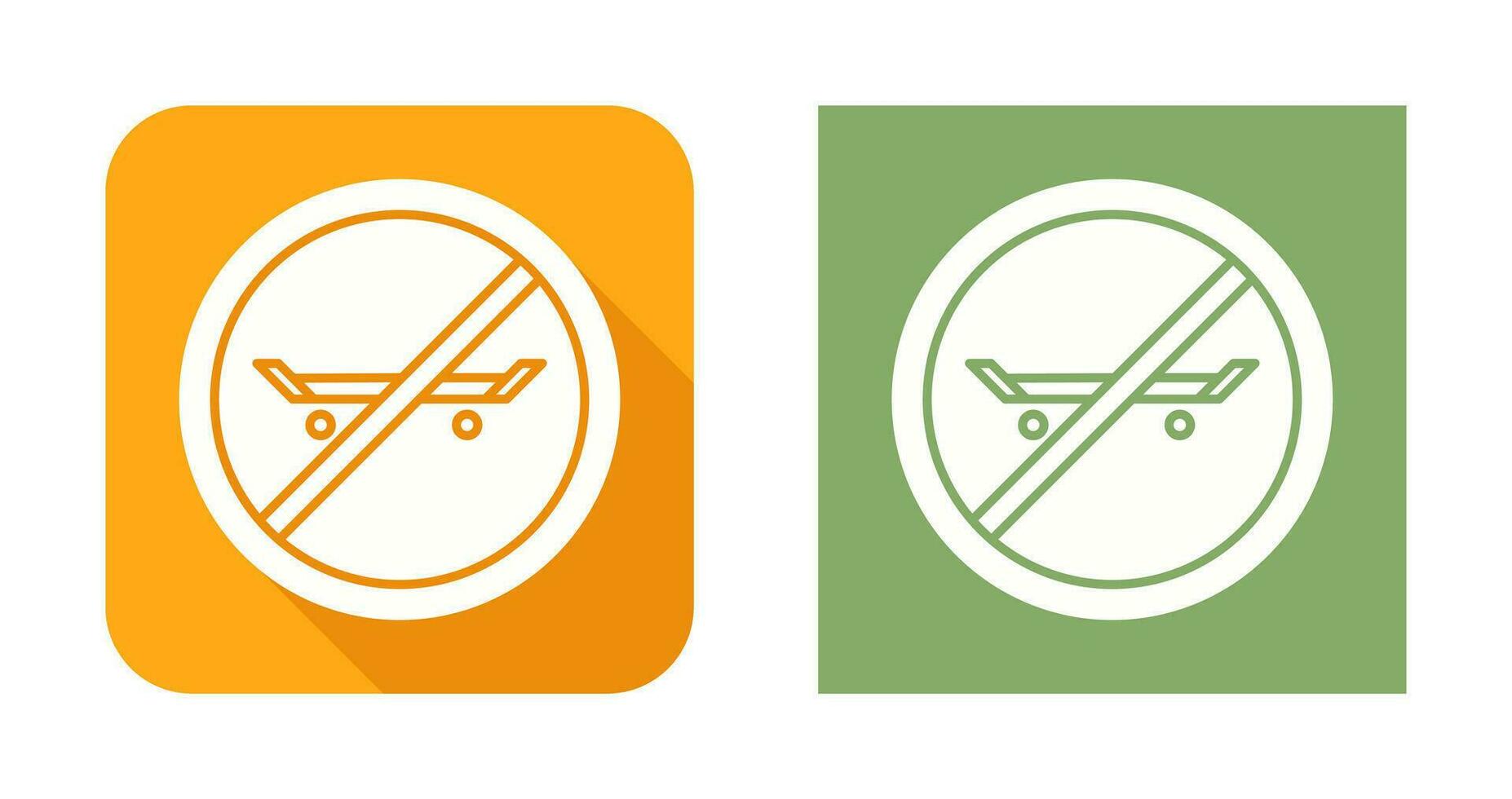 No Skating Vector Icon