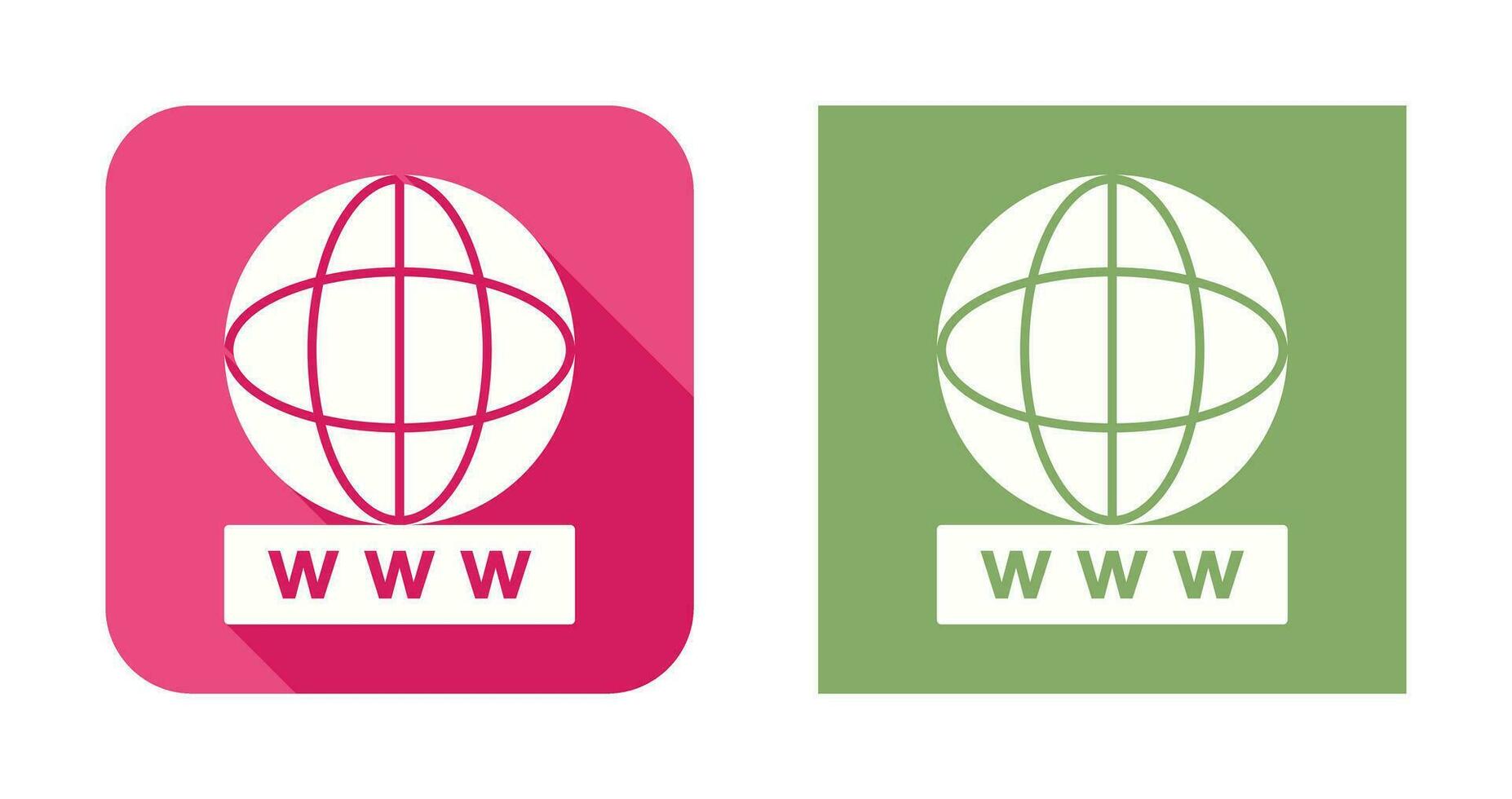 Unique World Wide Web Vector Icon