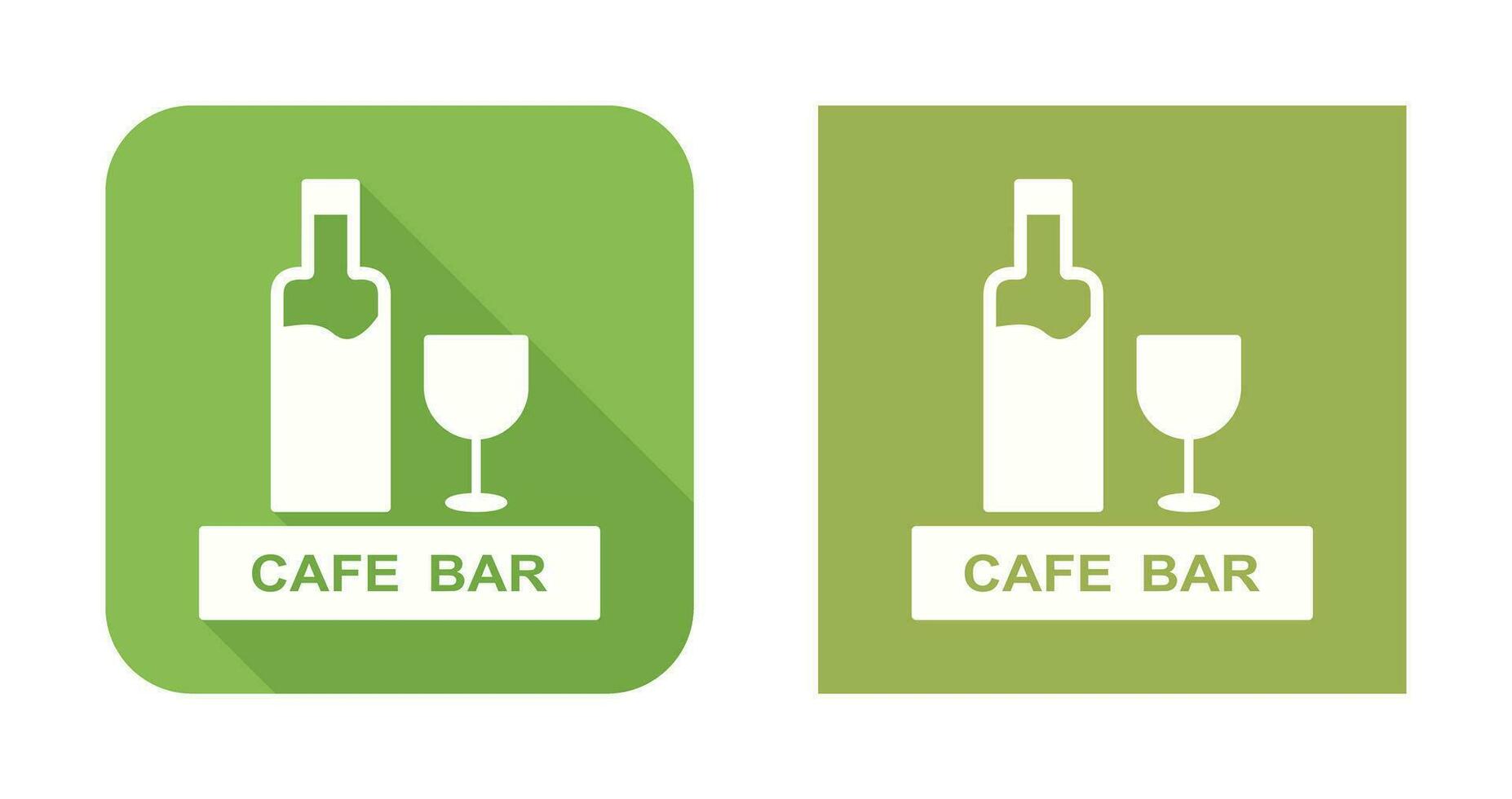 Unique Drinks Cafe Vector Icon