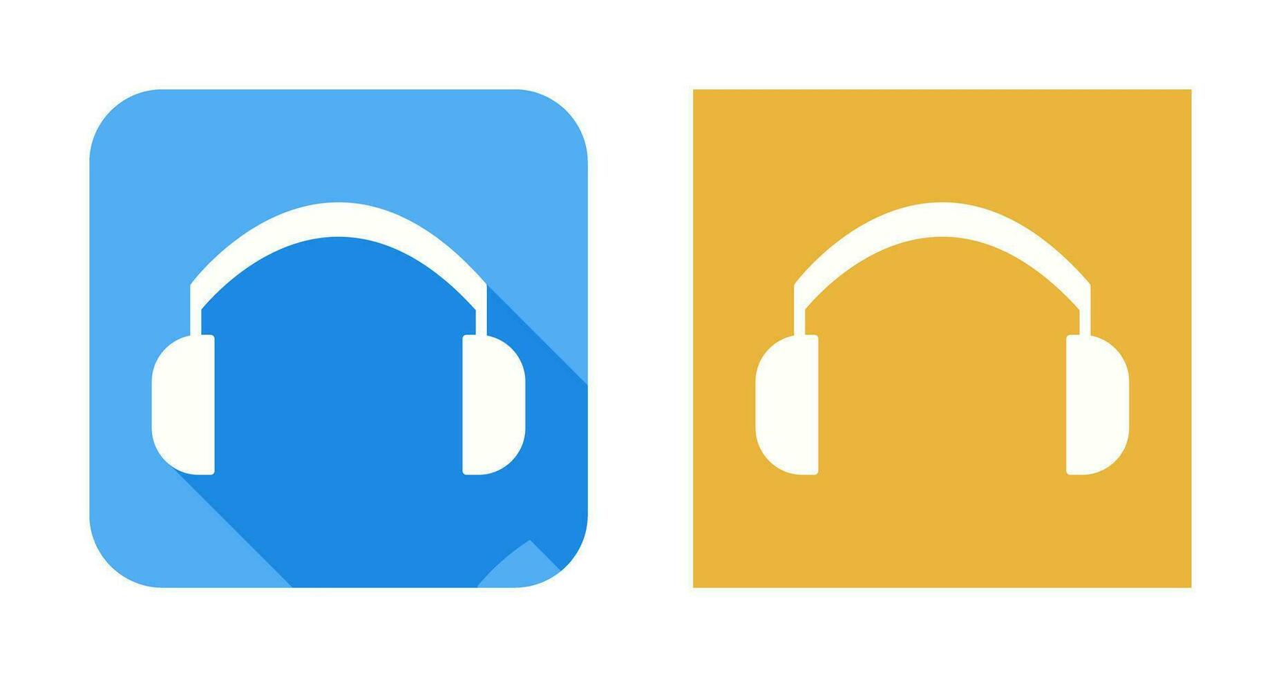 icono de vector de auriculares