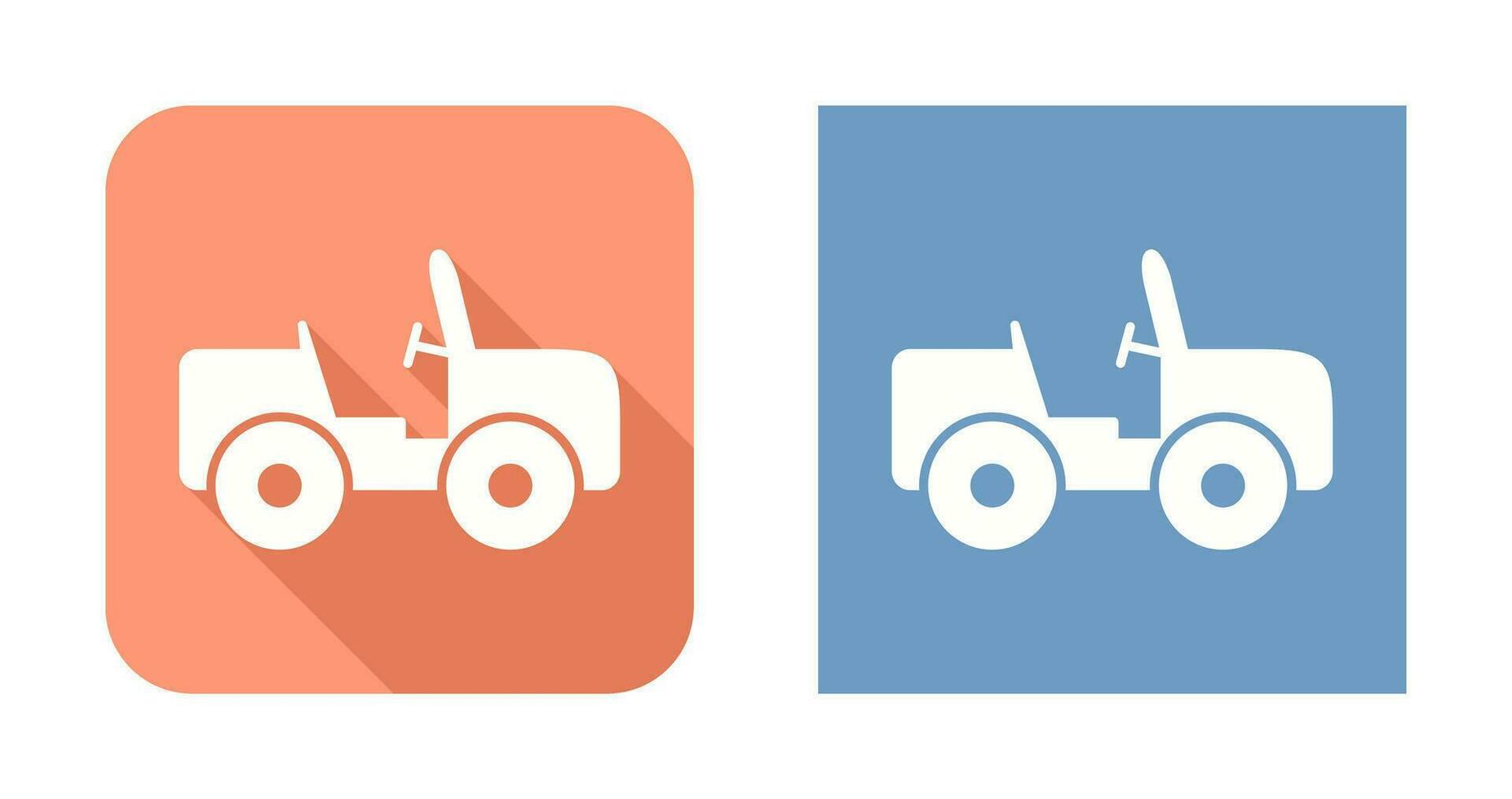 Safari Jeep Vector Icon