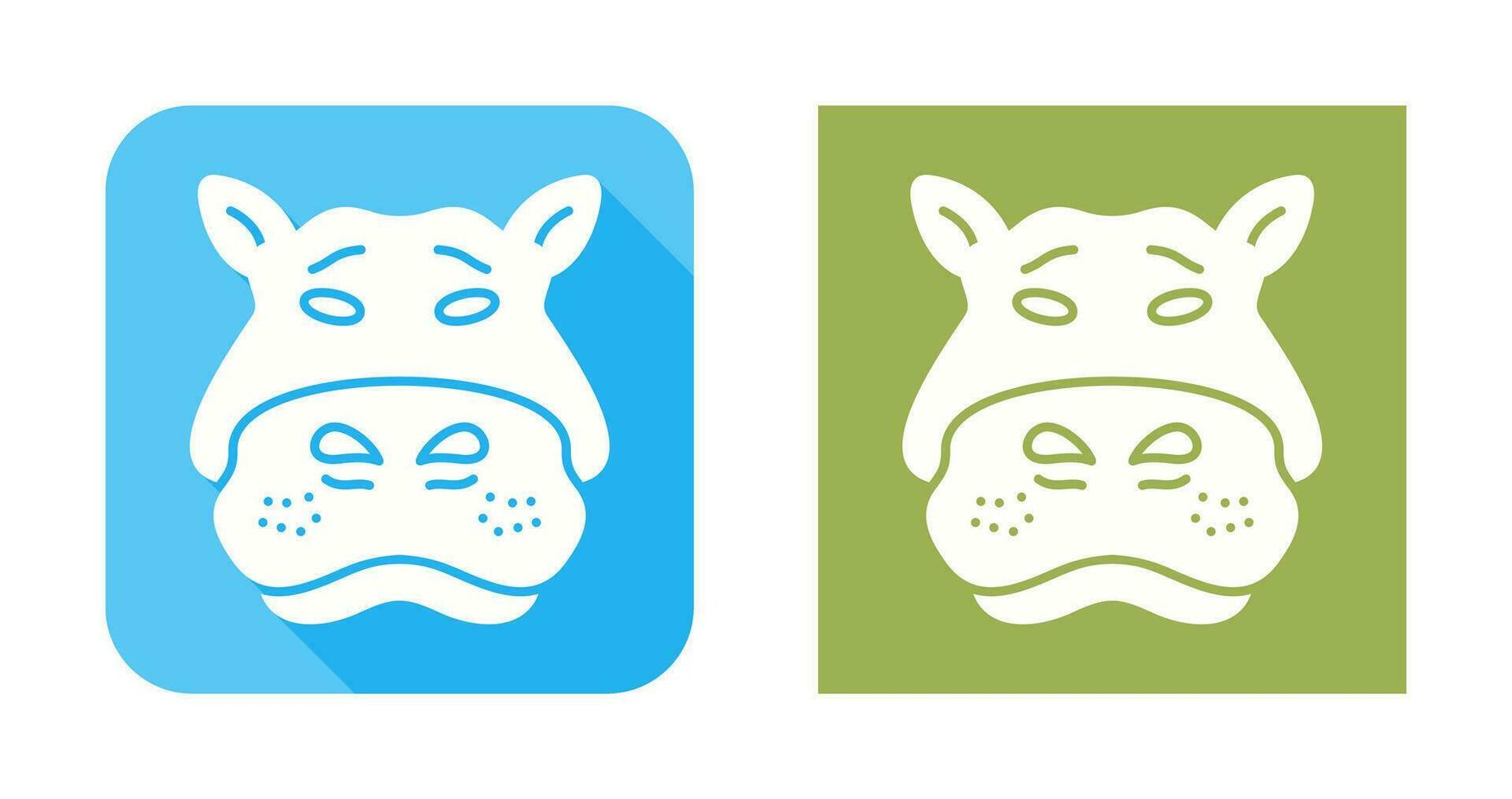 Hippo Vector Icon