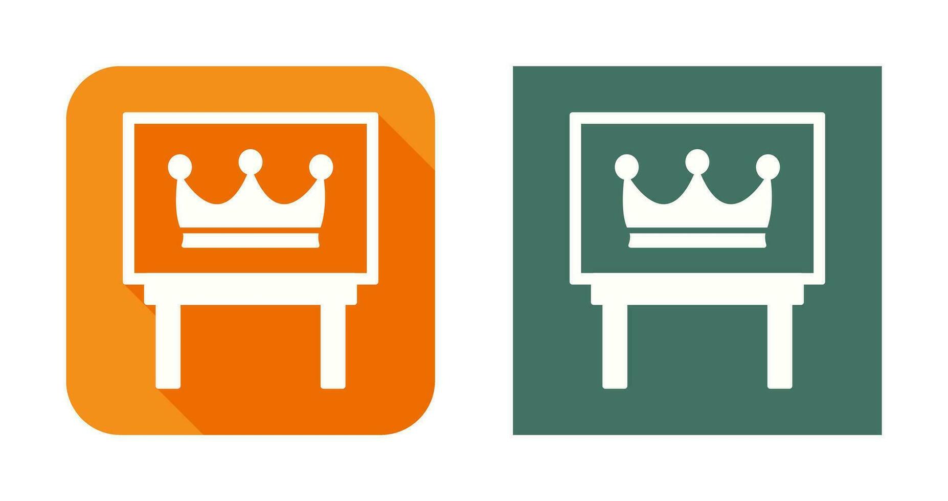 Crown Exhibit Vector Icon