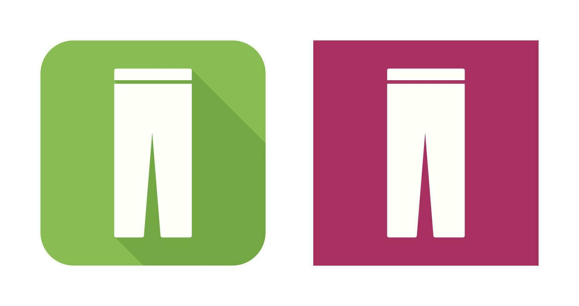 icono de vector de pantalones