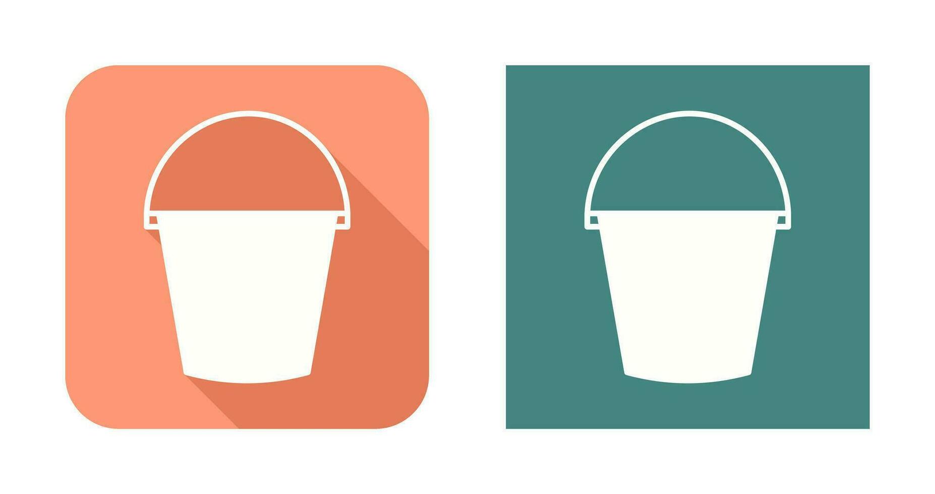 Water Bucket Vector Icon