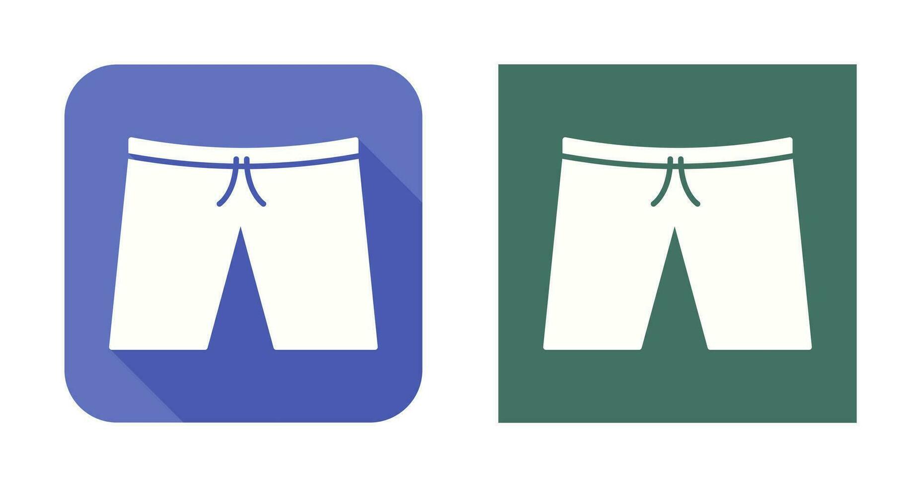 icono de vector de pantalones cortos