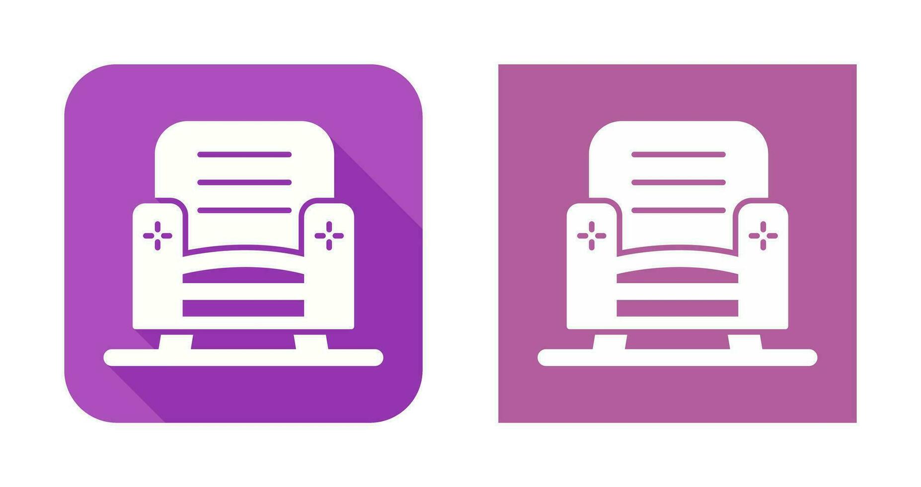 Armchair Vector Icon