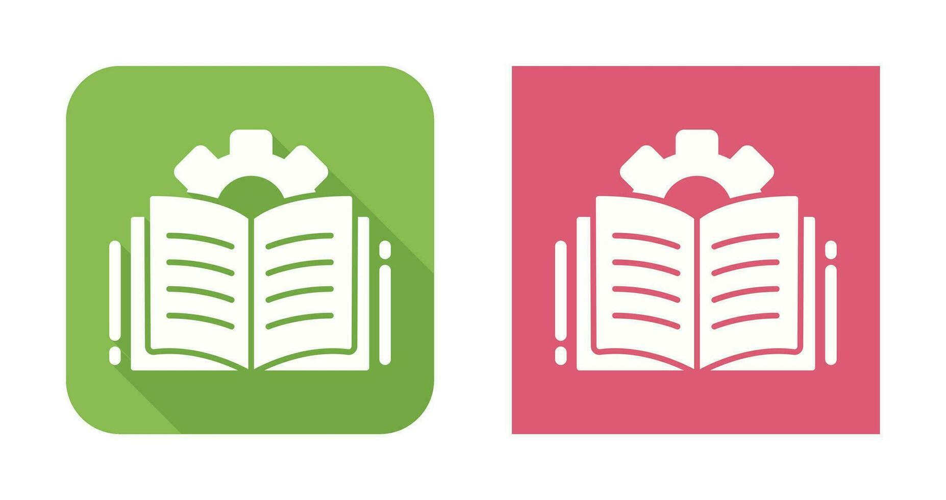 icono de vector de libro abierto