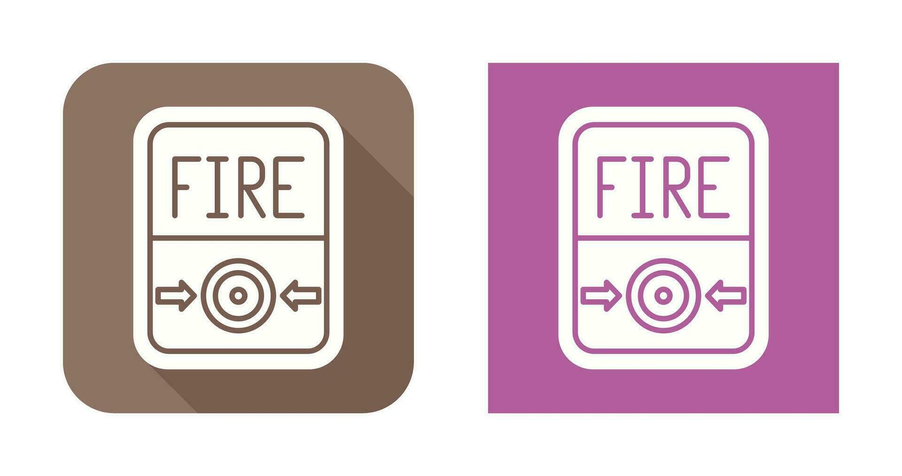 Fire Button Vector Icon