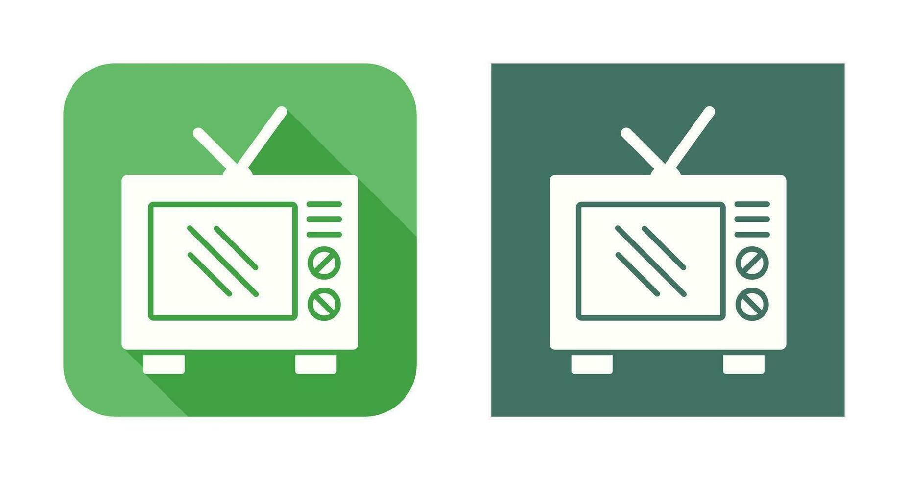 Old TV Vector Icon