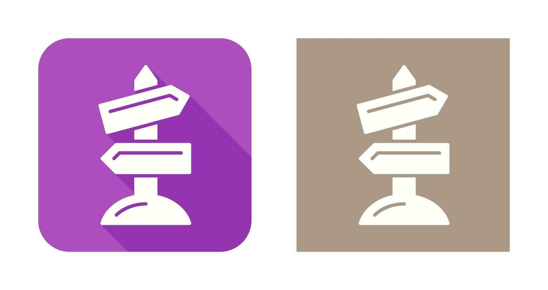 Road Sign Vector Icon