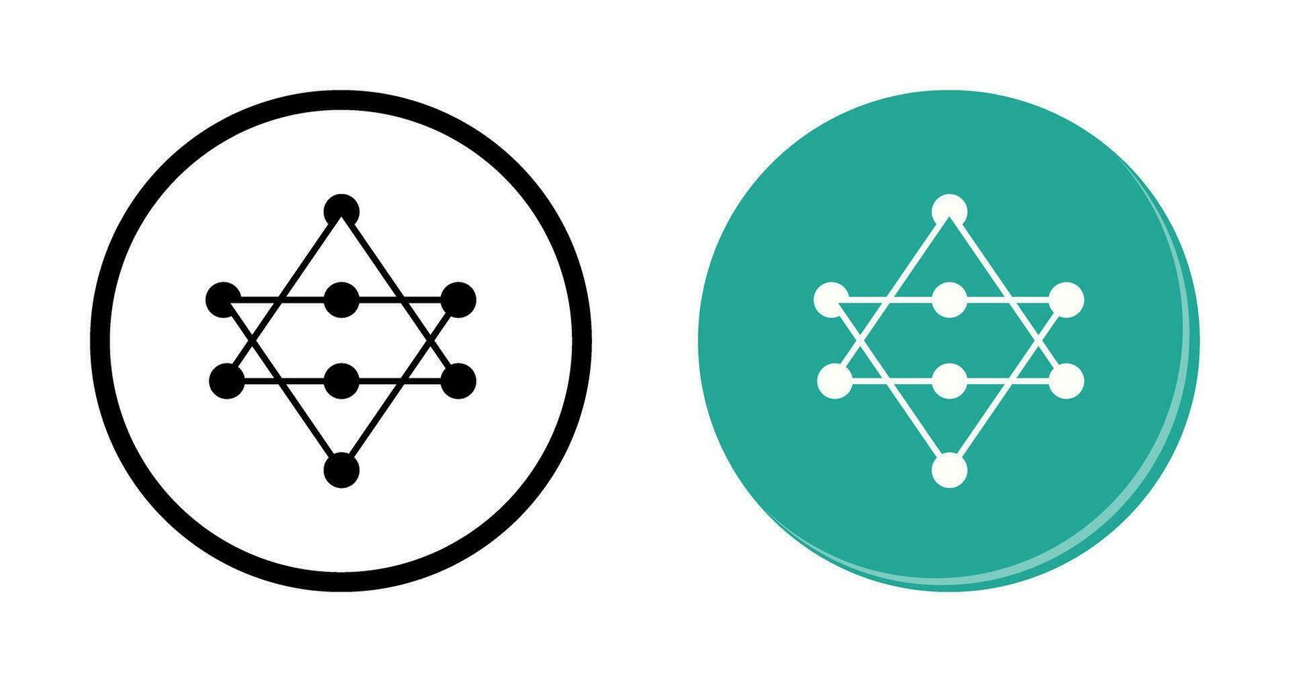 Unique Networks Vector Icon