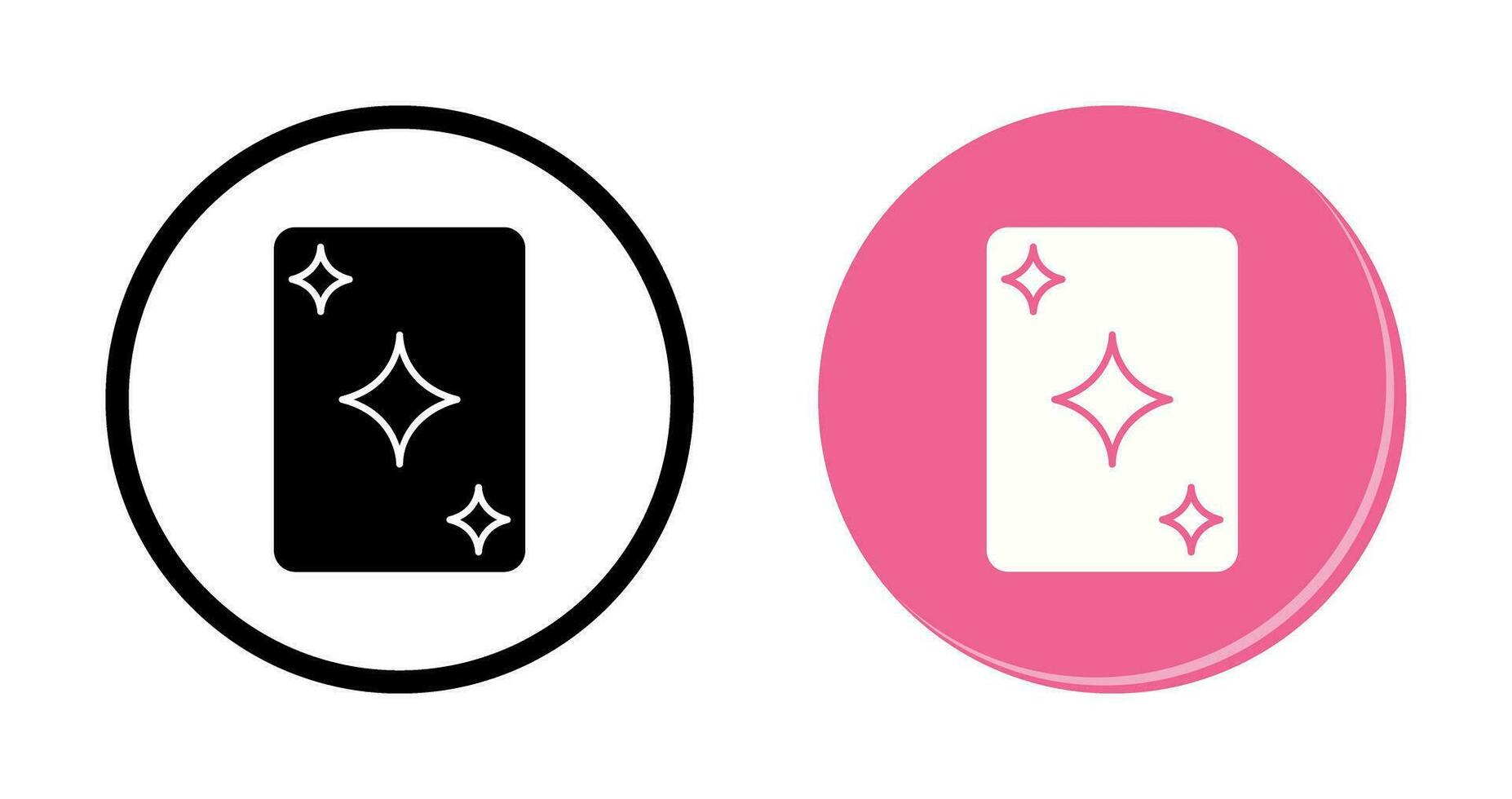 Unique Card Vector Icon