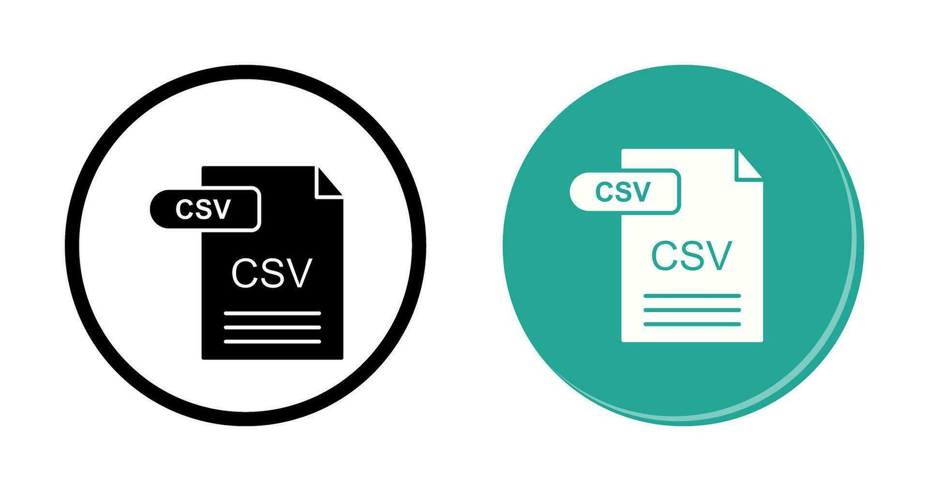CSV Vector Icon