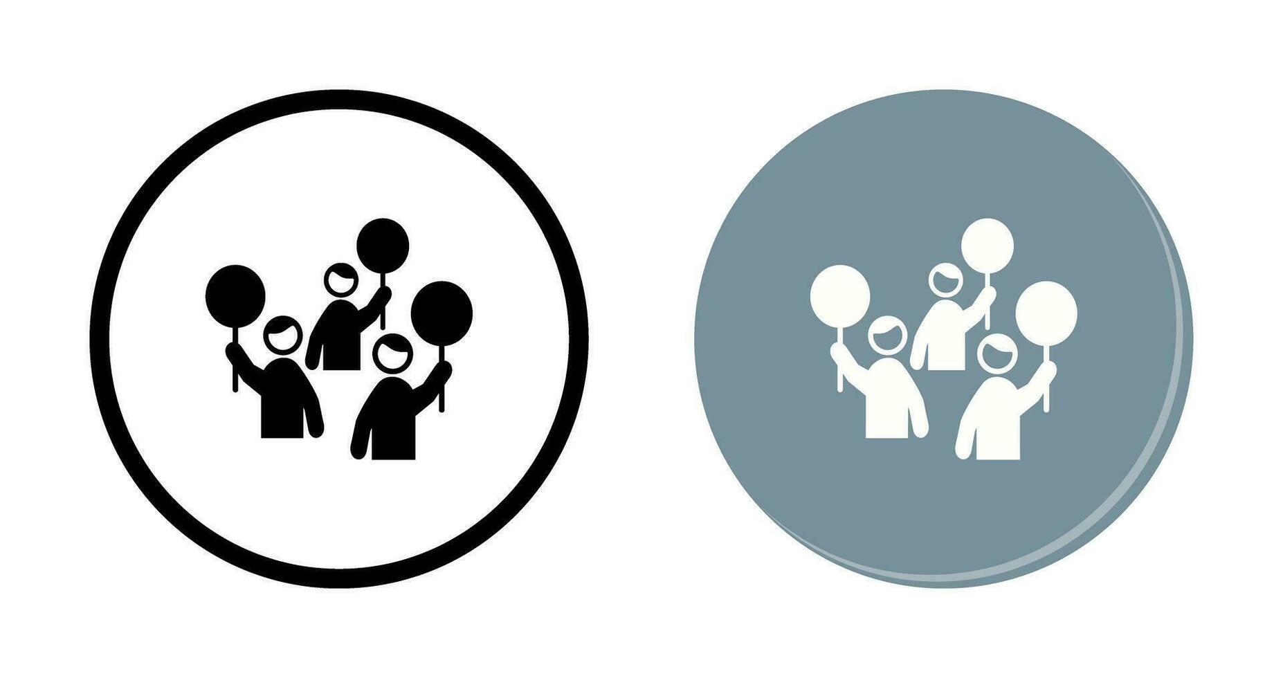 Protest Vector Icon
