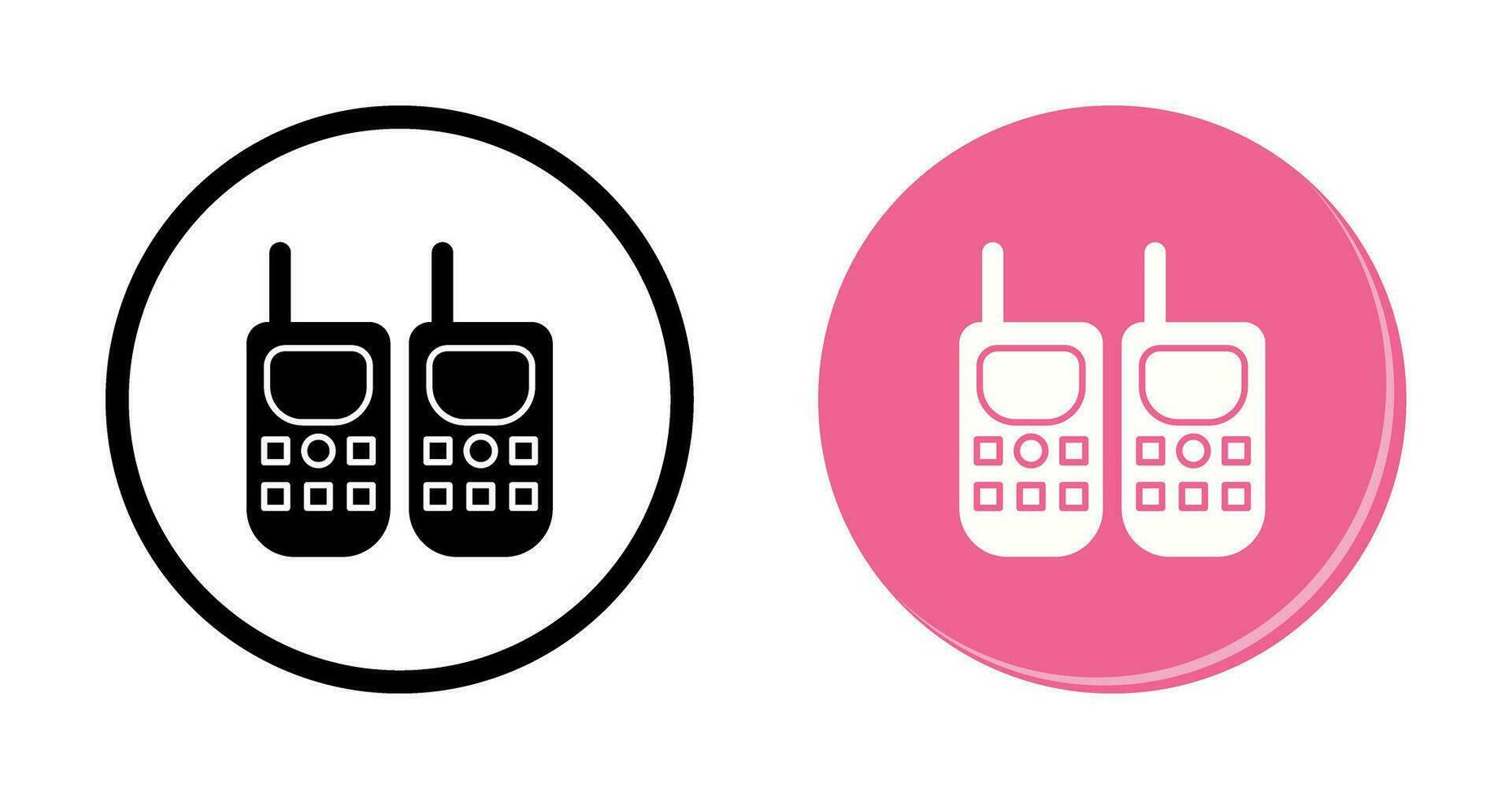 Walkie Talkie Vector Icon