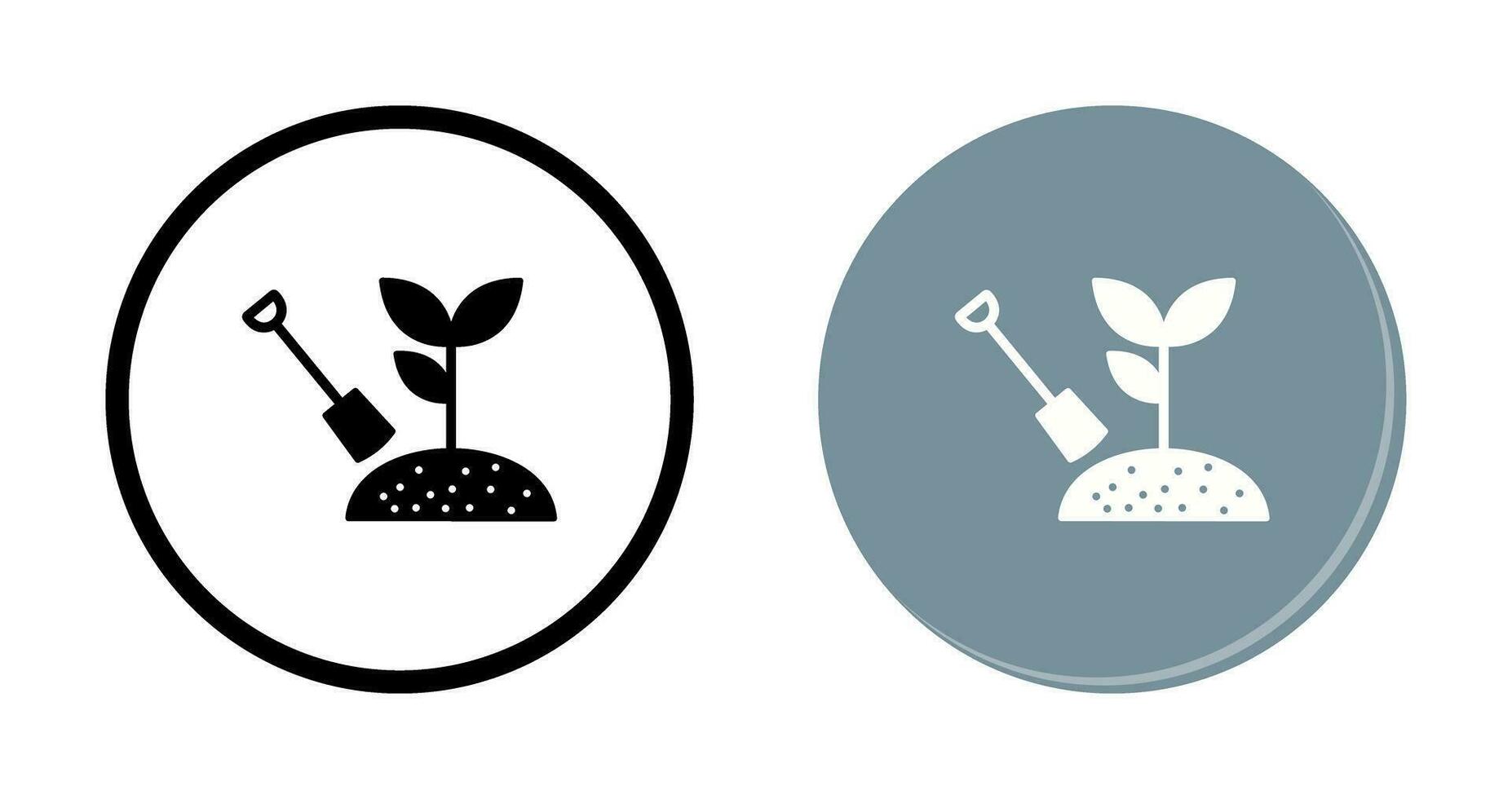 icono de vector de plantación