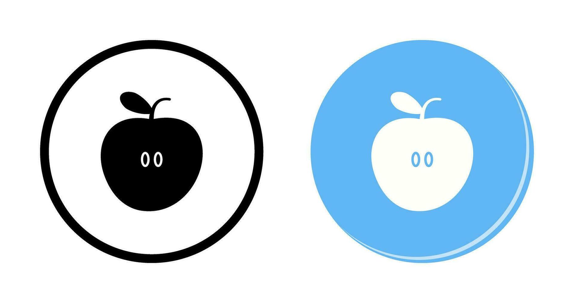 icono de vector de manzanas