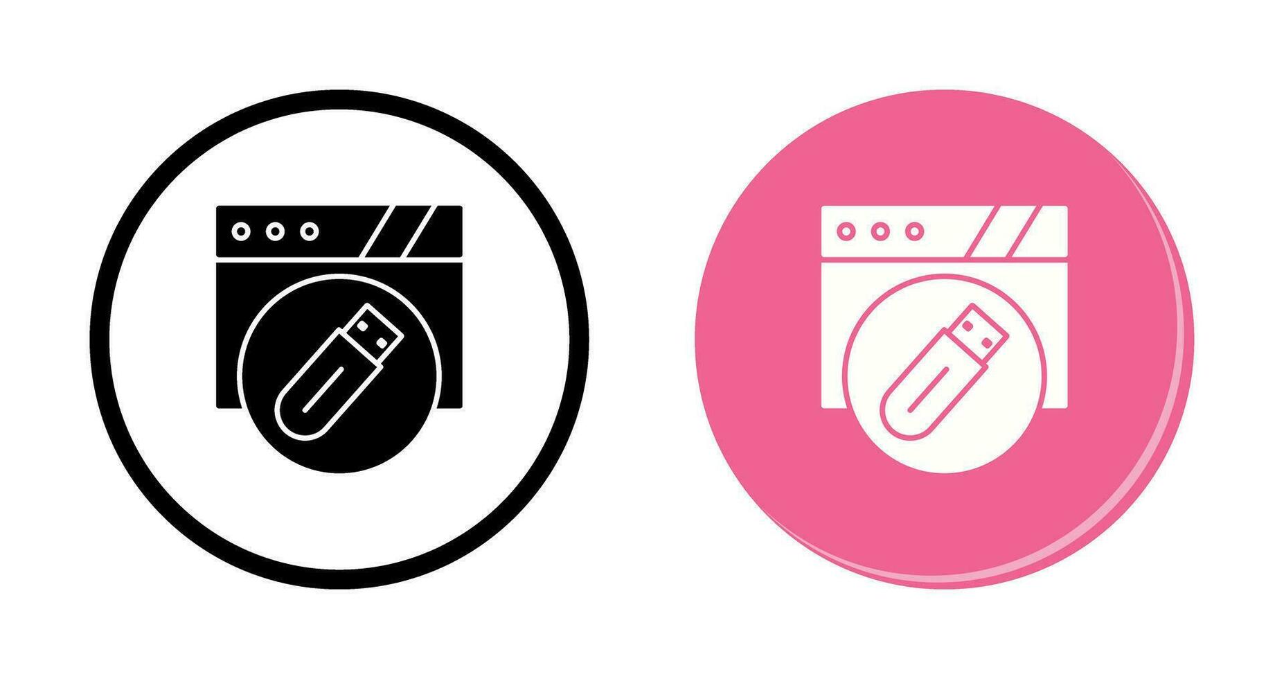 Usb Flash Drive Vector Icon
