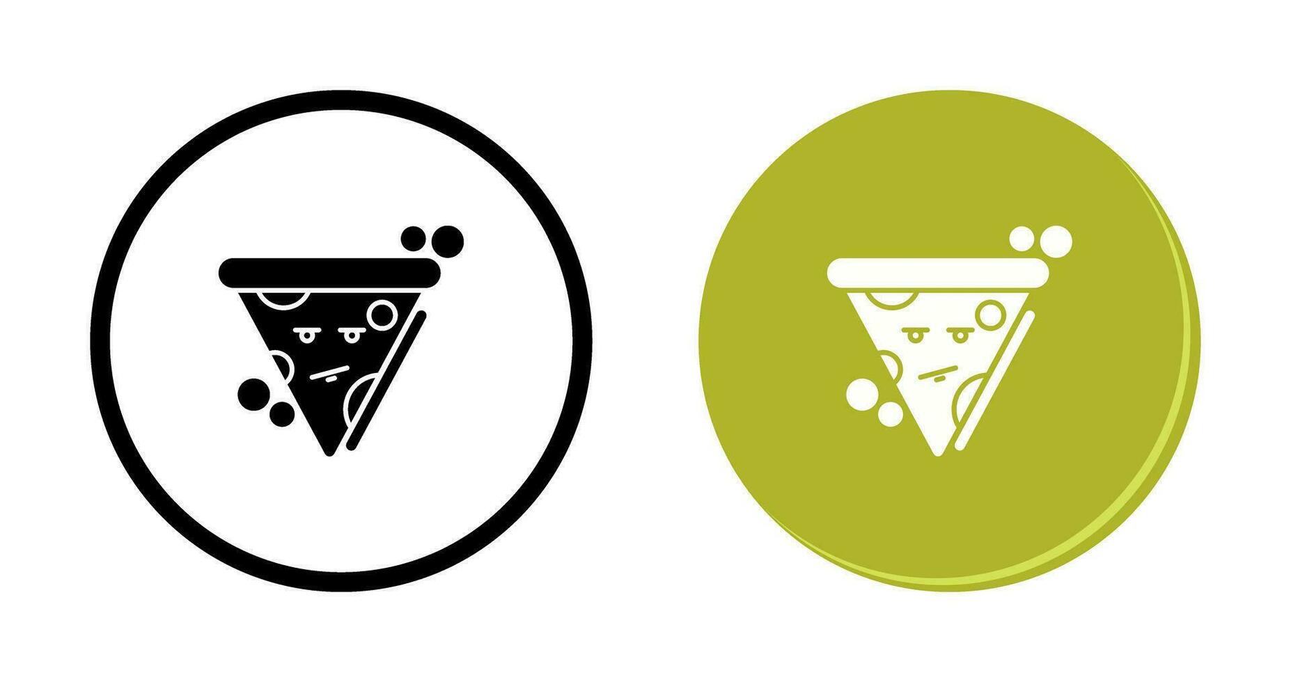 icono de vector de pizza