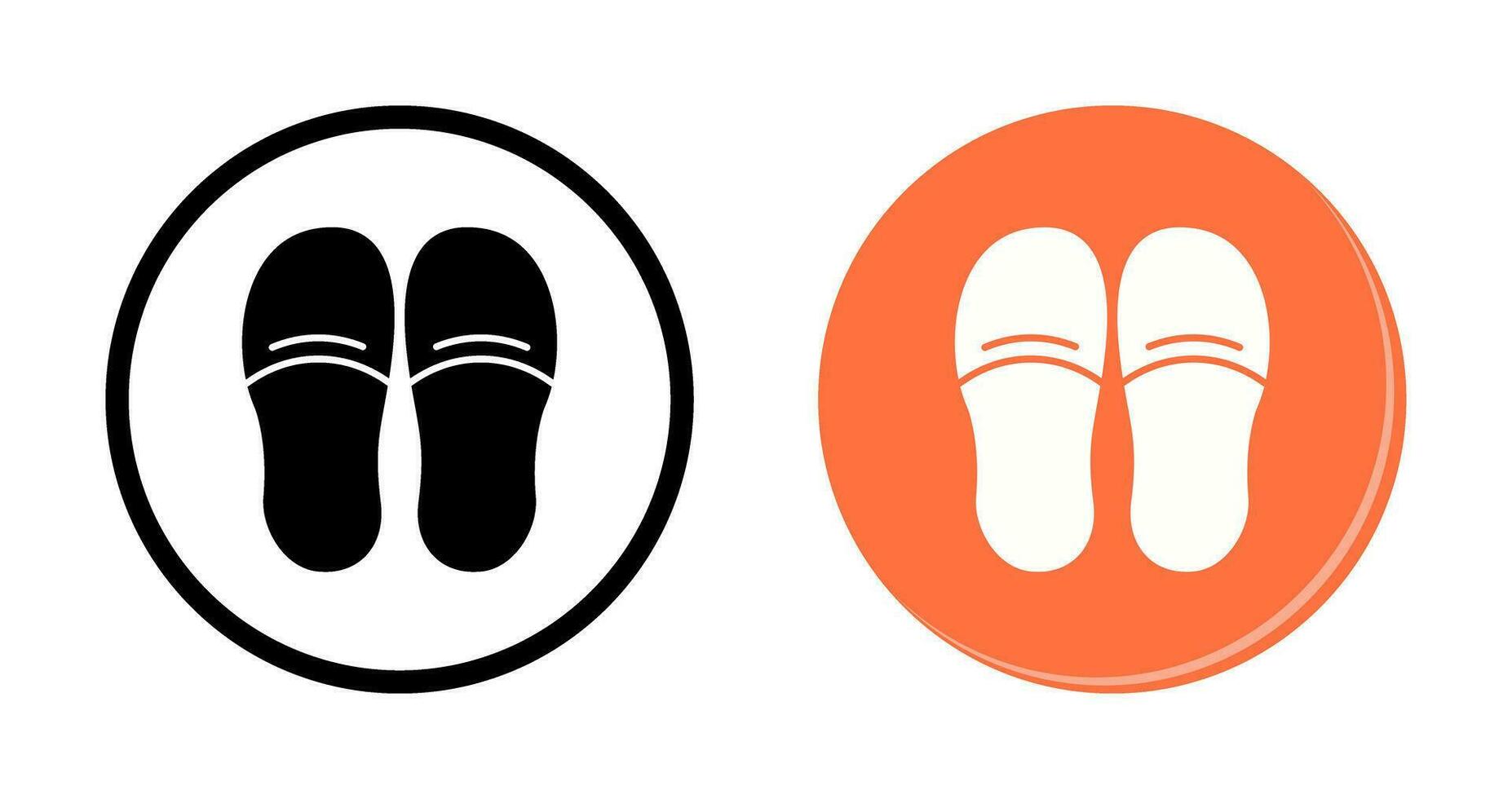 Slippers Vector Icon