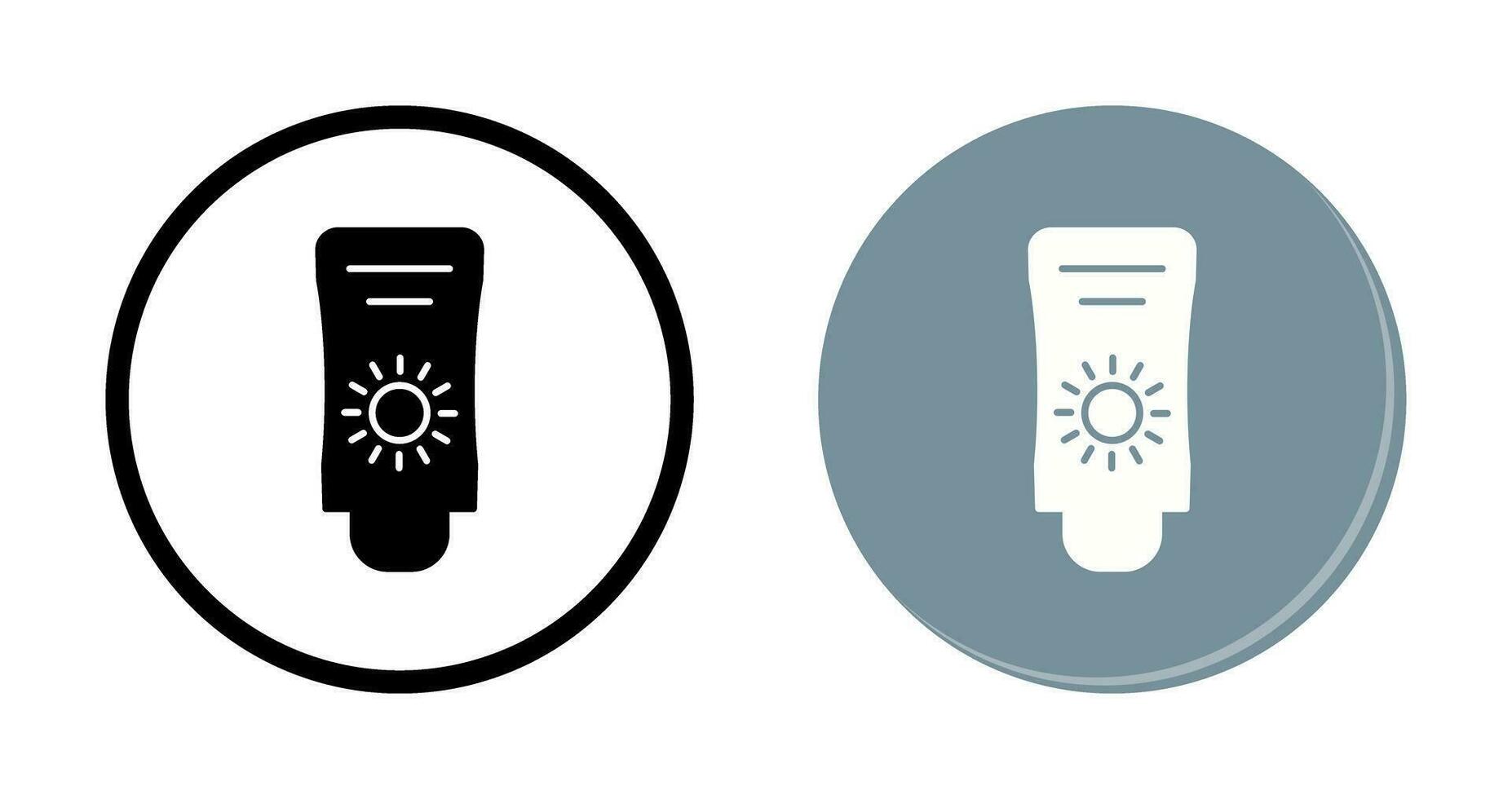 Sun Cream Vector Icon